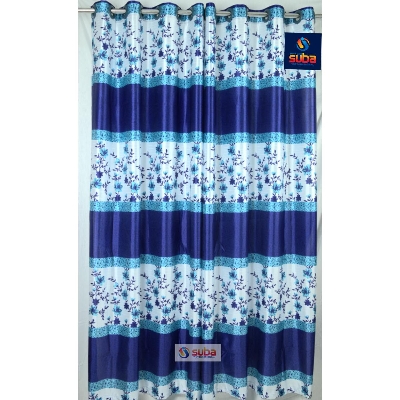 Picture of Synthetic Curtain  Porda colour - Brown, Dark ash,pink,blue, from - Suba International
