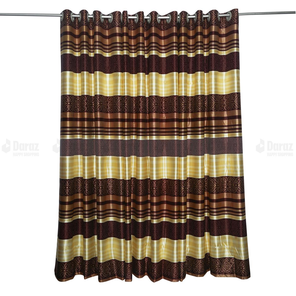 Picture of Synthetic Curtain Porda colour - Green,Blue, Maroon from- Suba International.