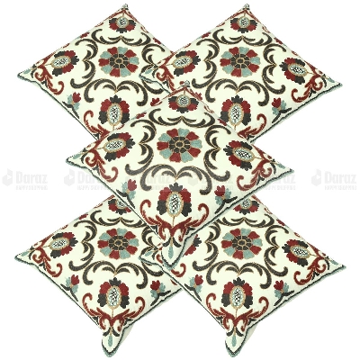 Picture of Kashmiri Embroidery Cushion Cover - (16" x 16") 5 piece set (imported from Kashmir)