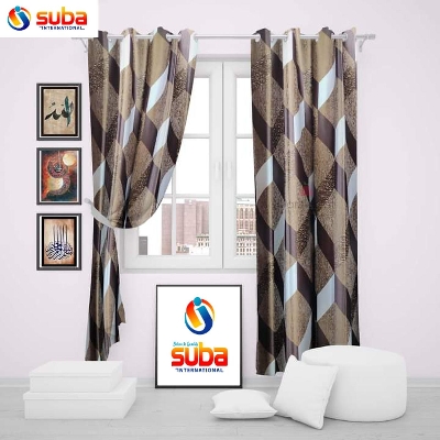 Picture of Synthetic Curtain Door and Window Pordha- ( 4 kuchi -1pis) Multicoluor from -Suba International