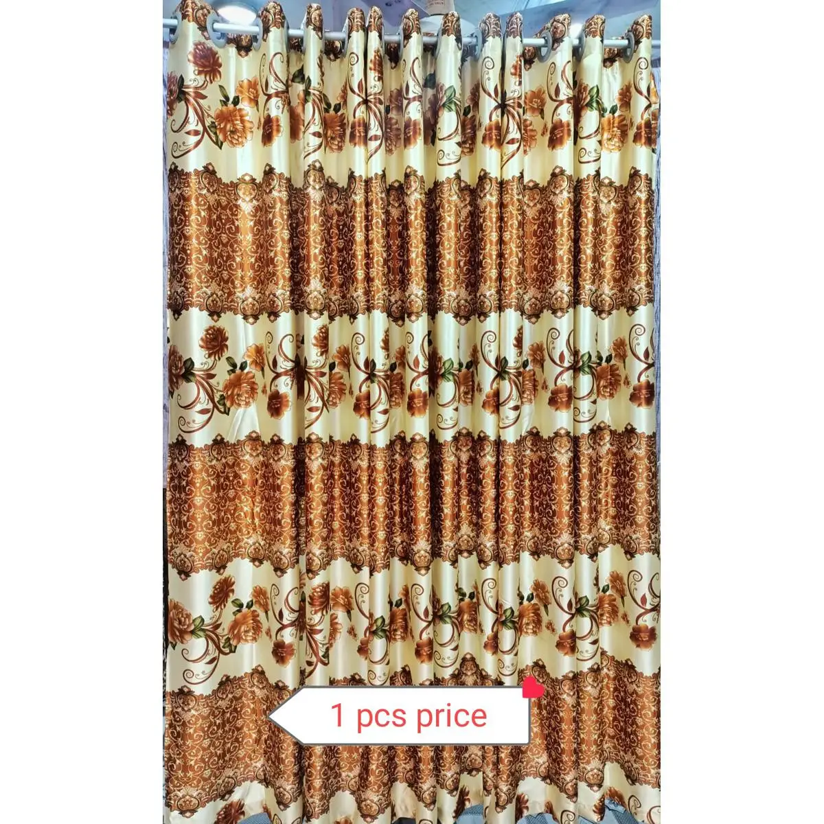 Picture of Synthetic Curtain Door and Window Pordha- ( 4 kuchi -1pis) Colour Multicolor from -Suba International