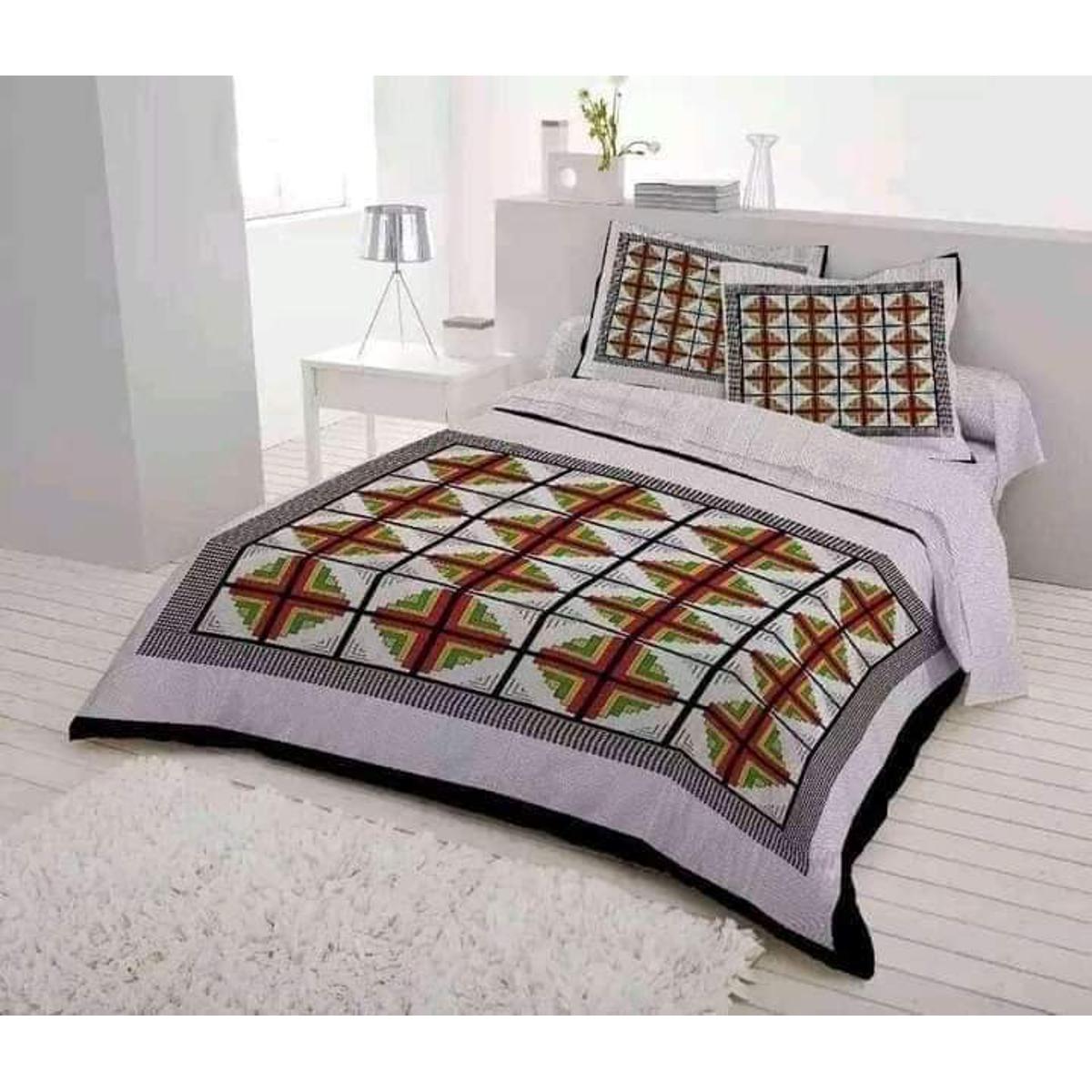 Picture of Pakiza Luxury Panel Fashionable Bed Sheet for Home Decoration.