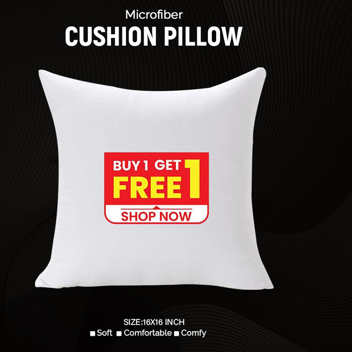 Picture of Microfiber Cushion 16x16 Inch Buy 1 Get 1