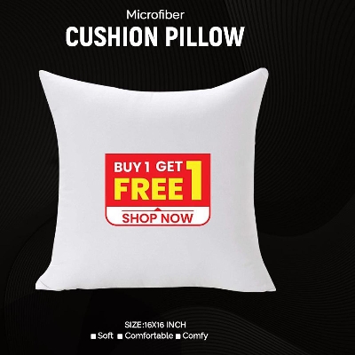 Picture of Microfiber Cushion 16x16 Inch Buy 1 Get 1
