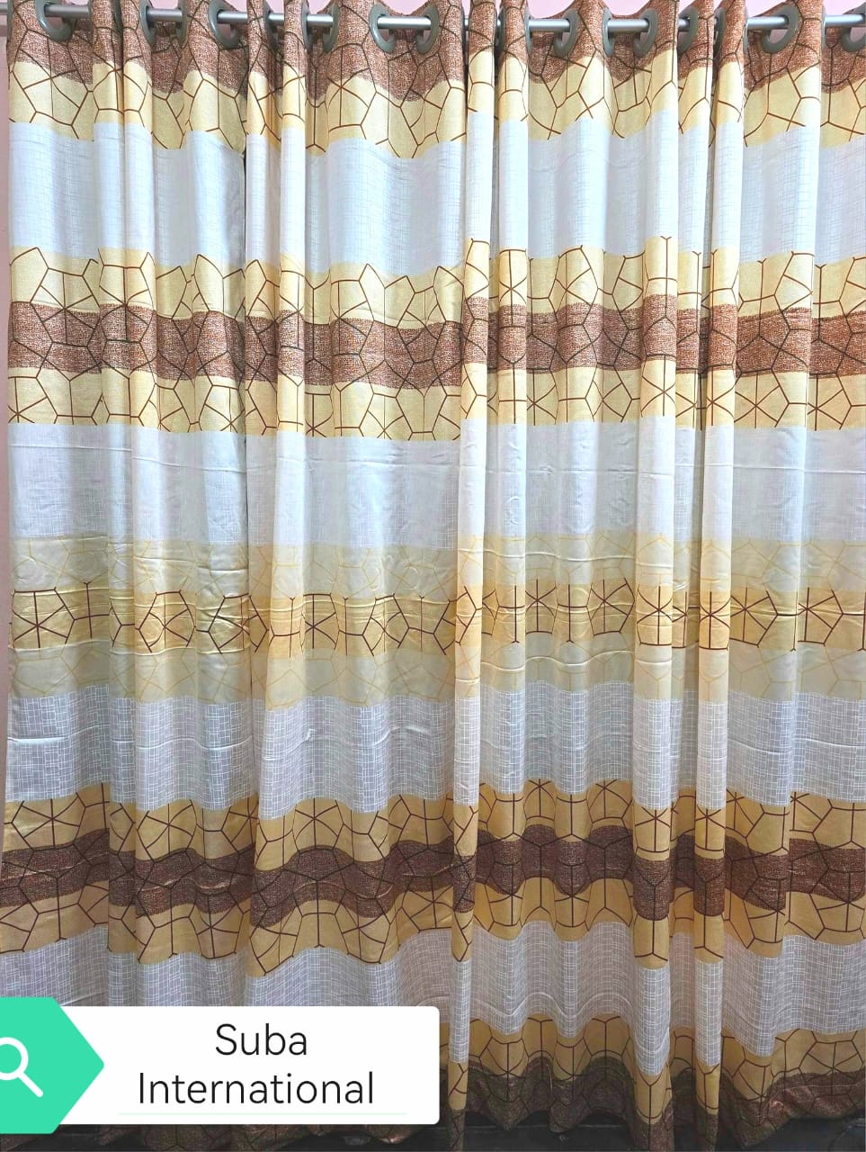 Picture of Premium Quality Home tex synthetic Curtain, (5 khuci) Porda, parda for Home Decoration Door and window From Suba International