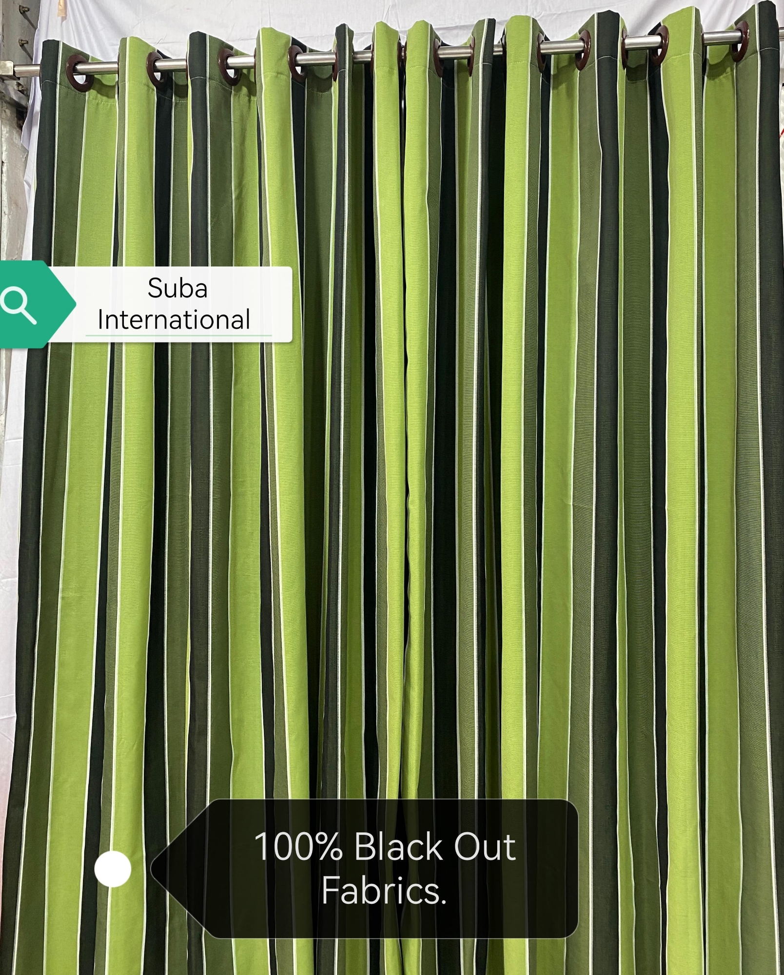 Picture of Export quality  Black Out  Cotton Curtian / Porda for door and  Window Protector (72inch / 84 inch ) 6 khuci  standard size