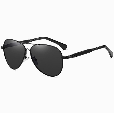 Picture of New Design Memory Metal Polarized UV Protected Pilot Sunglasses