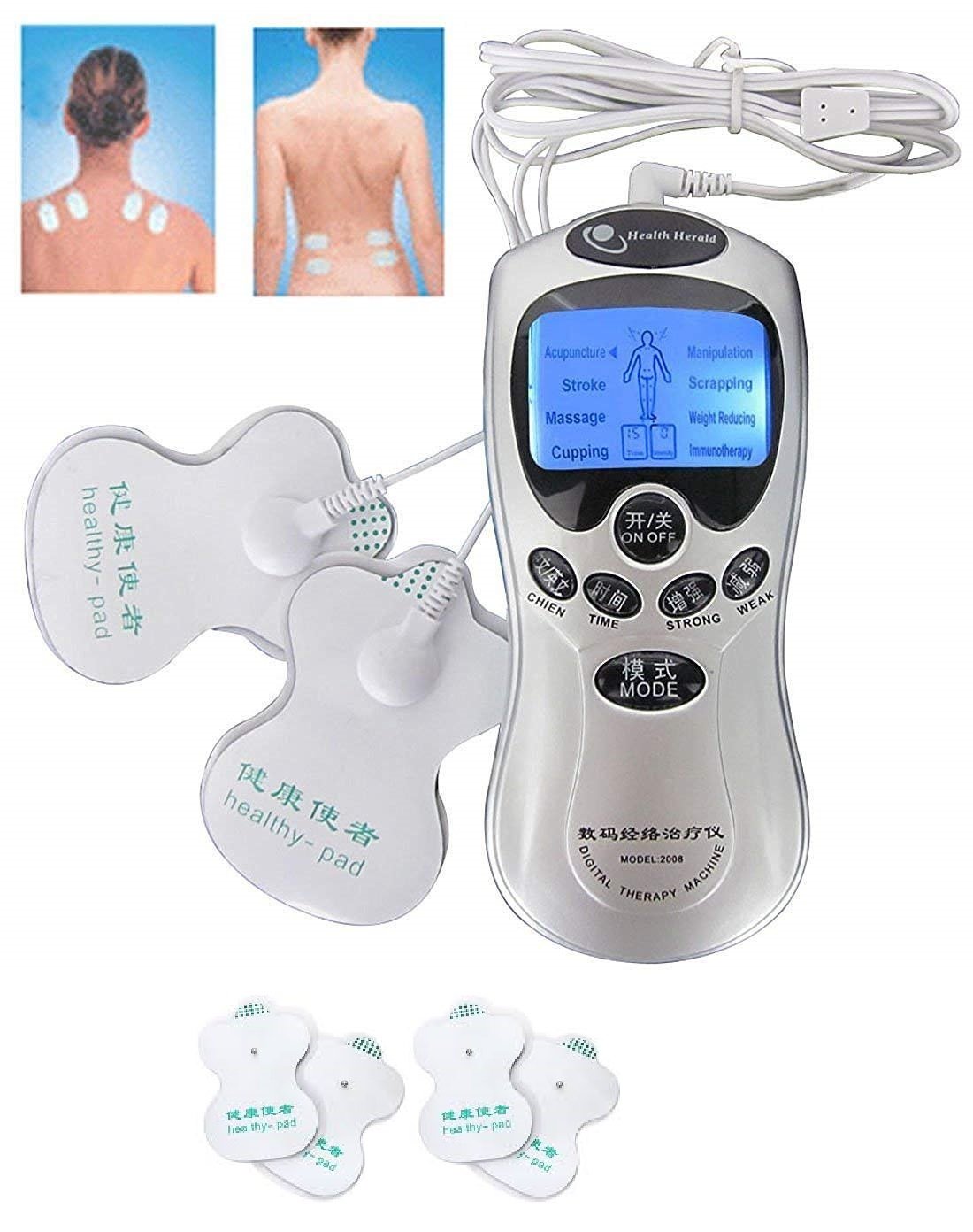 Picture of Digital Therapy Machine Electric Muscle Stimulator Device With Acupuncture & Vibration Inditradition 8 In 1 CHINA