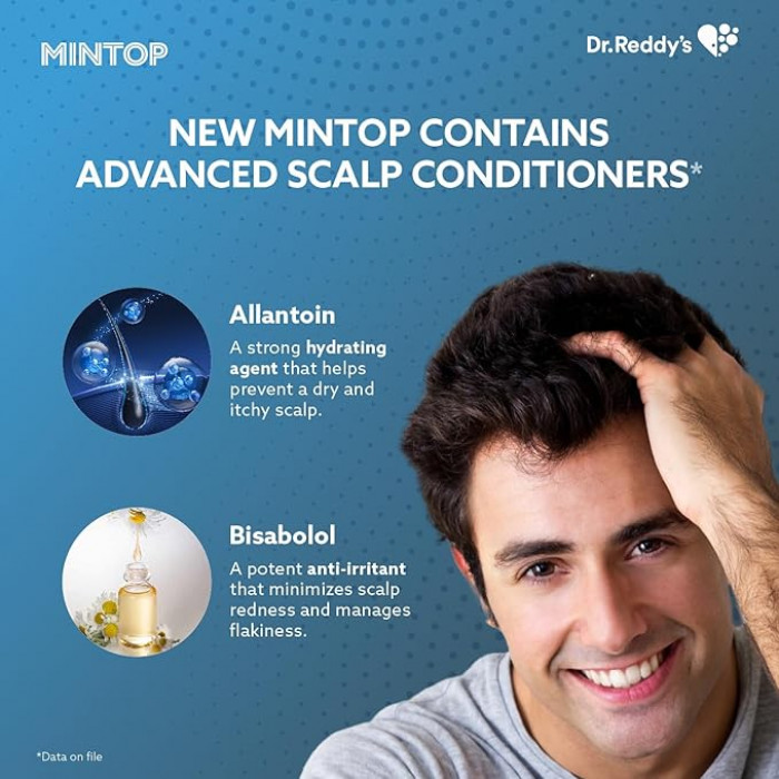 Picture of Mintop Forte 5% Hair Restore Formula with Minoxidil Reduces Hairfall 60ml INDIAN