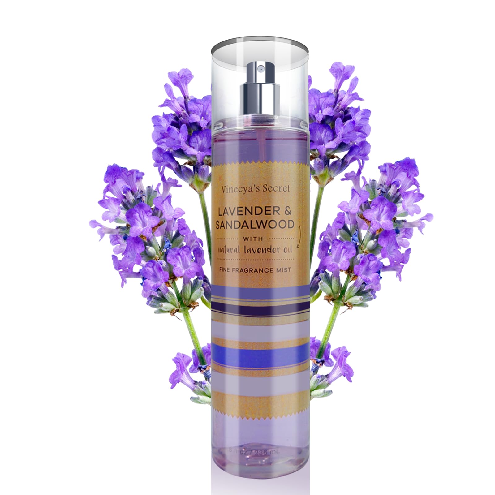 Picture of Bath and Body Works Lavender Sandalwood Fine Fragrance Mist 8 Ounce 236ml USA