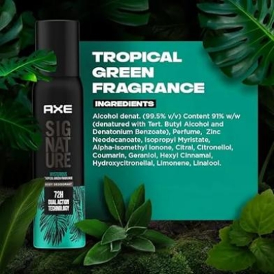 Picture of Signature Mysterious Long Lasting No Gas Body Deodorant For Men 154ml INDIAN