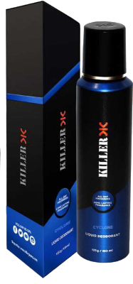 Picture of KILLER Cyclone Liquid Deodorant 150ml INDIAN