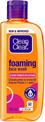Picture of Clean & Clear Foaming Facial Wash 100ml INDIAN