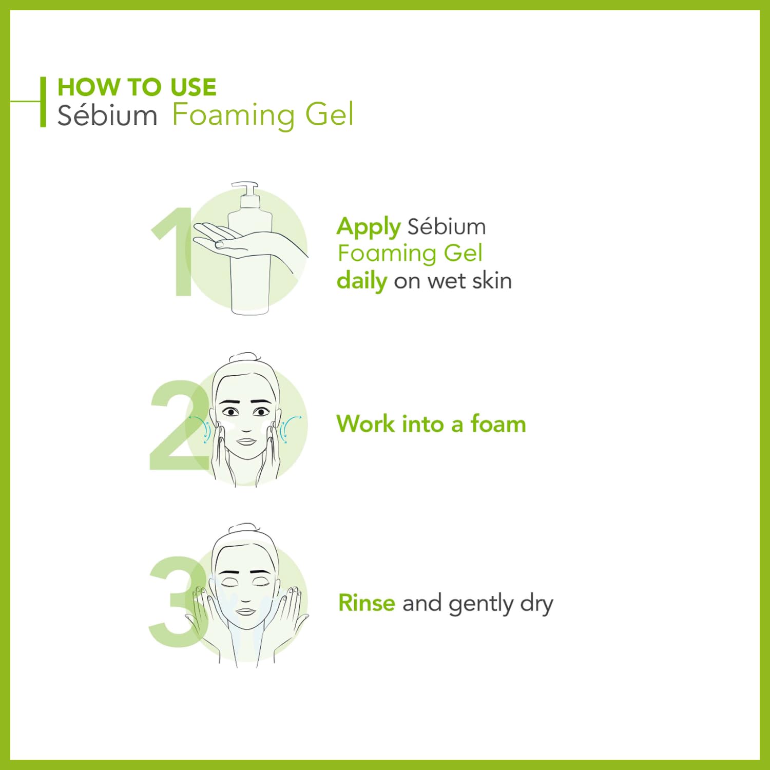 Picture of Bioderma Sebium Purifying Cleansing Foaming Gel Face Wash 200ml FRANCE