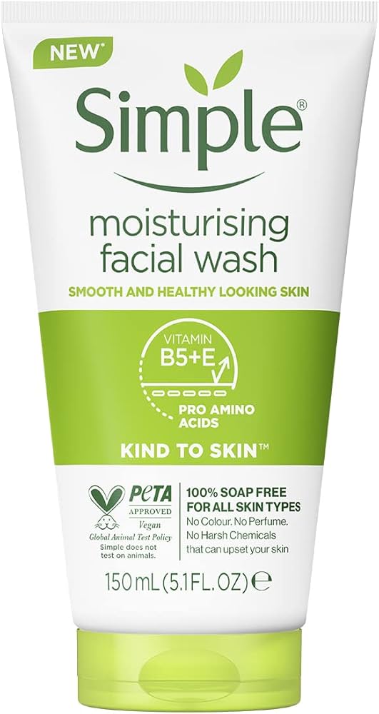 Picture of Simple Kind to Skin Moisturising Facial Wash 150ml UK