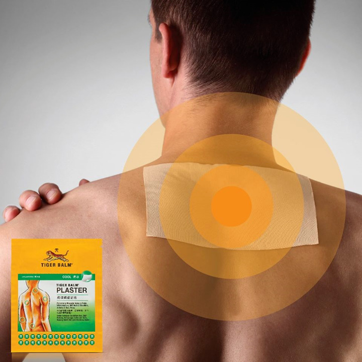 Picture of Tiger Balm Medicated For Relief Of Muscular Pains Plaster HR Cool 10cmX14cm 2pcs MALAYSIA
