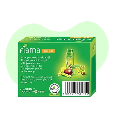 Picture of Fiama Smooth Skin Gel Bar with Lemongrass & Jojoba 125g INDIAN