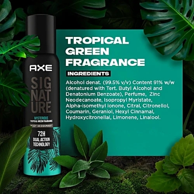 Picture of Signature Body Deodorant Spray Mysterious Long Lasting For Men 200ml INDIAN