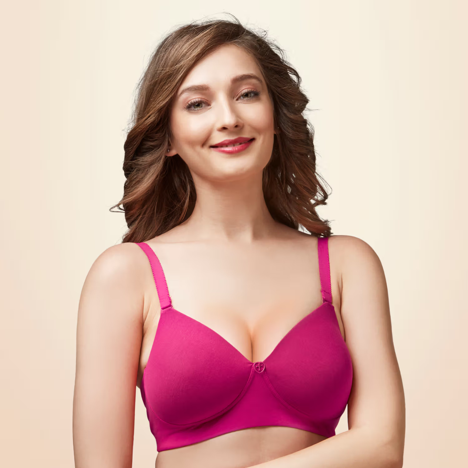 Picture of Trylo Bra Raspberry Colour size 38 INDIAN
