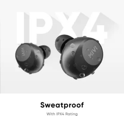 Picture of Mivi DuoPods M30 earbuds with 42 hours of playtime | Made in India | Deep Bass Bluetooth Headset (Black, True Wireless)