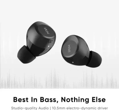 Picture of Mivi DuoPods M30 earbuds with 42 hours of playtime | Made in India | Deep Bass Bluetooth Headset (Black, True Wireless)