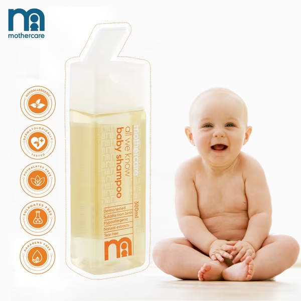 Picture of MotherCare All We Know Baby Shampoo 300ml INDIAN