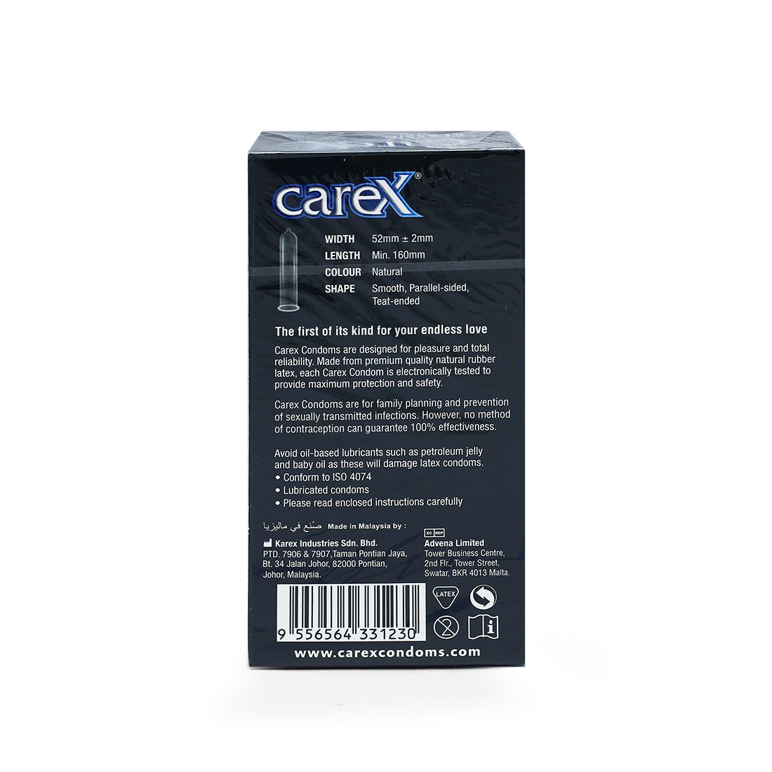 Picture of Carex Classic Regular Condoms 12Pcs Malaysia
