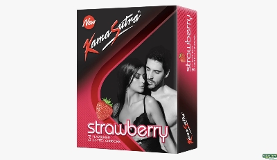 Picture of KamaSutra Condoms Strawberry 9pcs 3 packet INDIAN