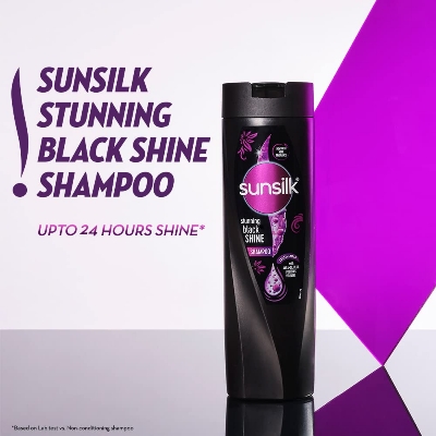 Picture of Sunsilk Stunning Black Shine Shampoo With Pearl Protein & Vitamin E For Long Lasting Shine 360ml DUBAI