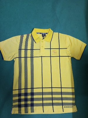 Picture of Burberry Polo T Shirt Yellow - M