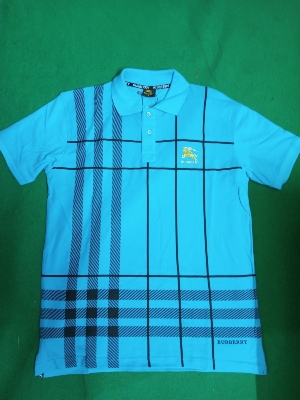 Picture of Burberry Polo T - Shirt Sky BlUE - M
