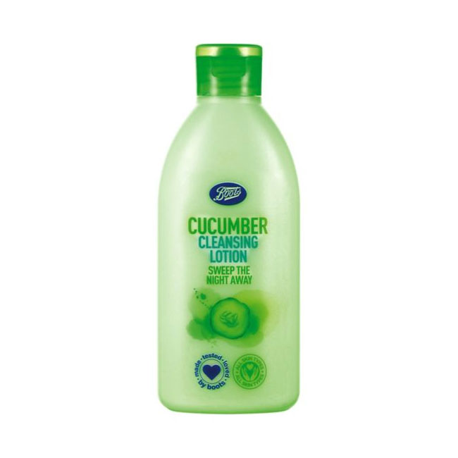 Picture of Boots Cucumber Cleansing Lotion Sweep the night away 150ml  UK