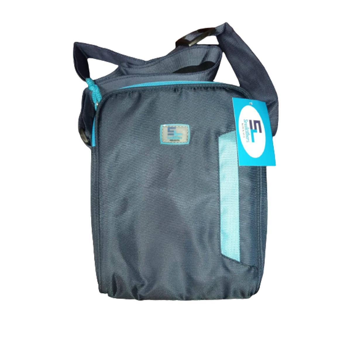 Picture of Sreeleathers Traveling Sling Bag Blue INDIAN