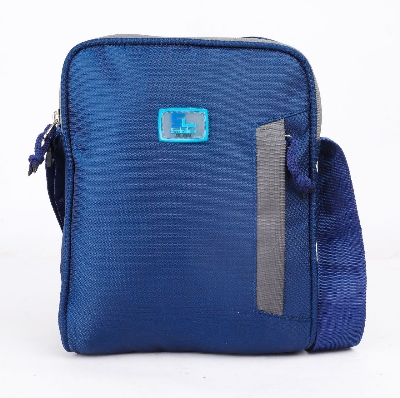 Picture of Sreeleathers Traveling Sling Bag Blue INDIAN
