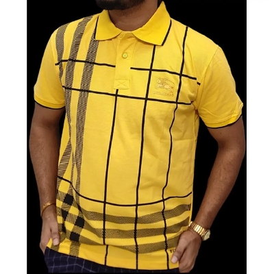 Picture of Men's Contrast Polo Tshirt slim fit BURBERRY