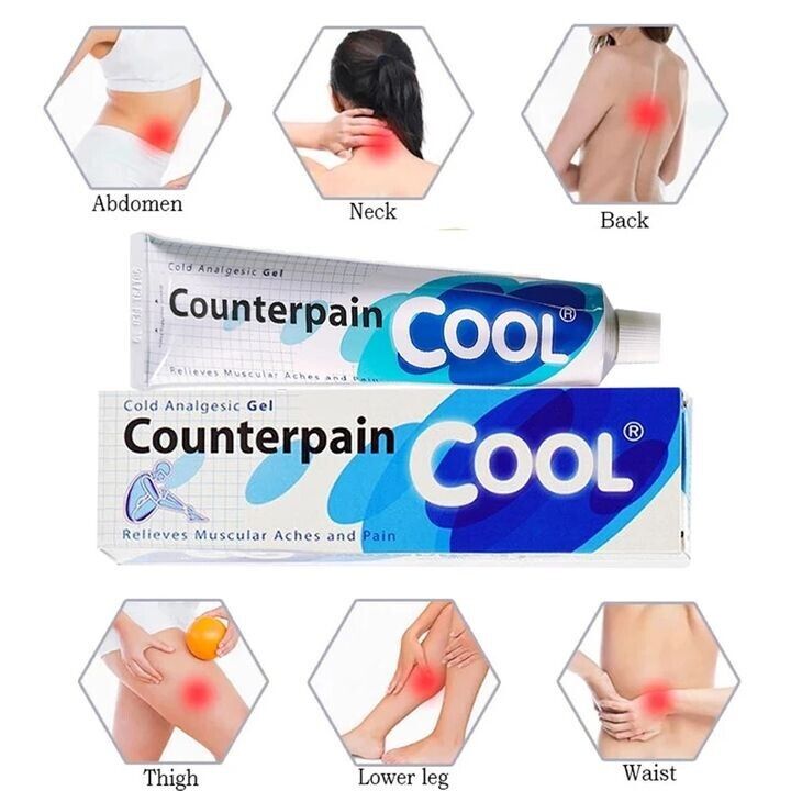 Picture of Counterpain Cool Analgesic Gel Relieves Muscular Aches And Pain 120g THAILAND