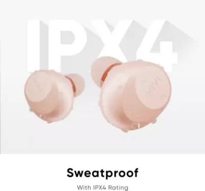 Picture of Mivi DuoPods M30 earbuds with 42 hours of playtime Deep Bass Bluetooth Headset Coral True Wireless Made In INDIA