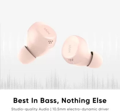 Picture of Mivi DuoPods M30 earbuds with 42 hours of playtime Deep Bass Bluetooth Headset Coral True Wireless Made In INDIA