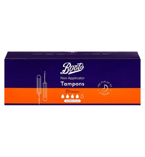 Picture of Boots Non Applicator Super Plus Tampons 24p UK