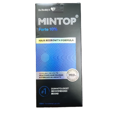 Picture of Dr Reddys Minoxidil Topical Solution USP 10% Mintop Hair Restore Formula 120ml INDIAN