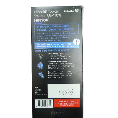 Picture of Dr Reddys Minoxidil Topical Solution USP 10% Mintop Hair Restore Formula 120ml INDIAN