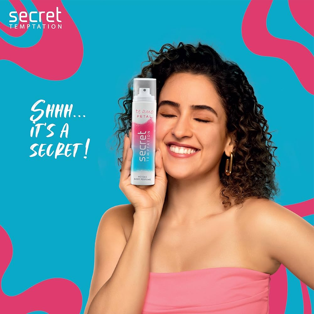 Picture of Secret Temptation Te Amo Petal No Gas Deodorant Spray for Women 120ml INDIAN