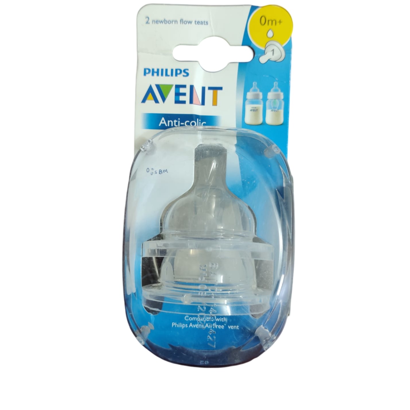Picture of Philips Avent Anti Colic 0 months+ 2pcs Nipple INDONESIA