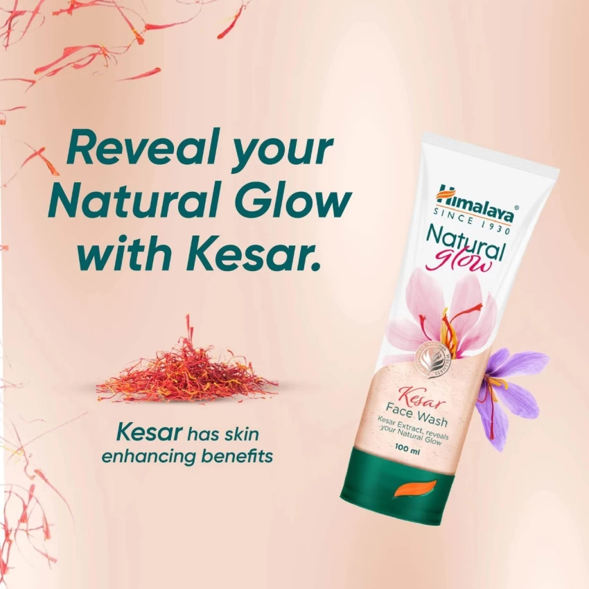 Picture of Himalaya Natural Glow Kesar Face Wash 100ml INDIAN