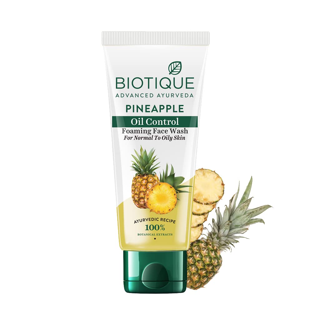 Picture of Biotique Bio Pineapple Advanced Fairness Face Wash 100ml INDIAN