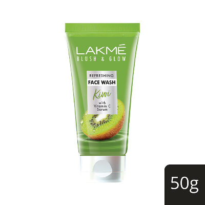 Picture of Lakme Blush & Glow Refreshing Kiwi Face Wash With Vitamin C Serum 50g INDIAN
