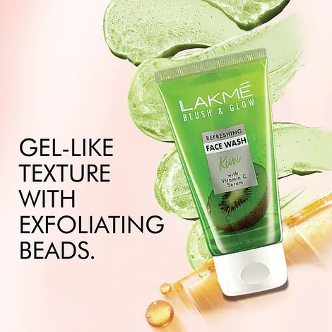 Picture of Lakme Blush & Glow Refreshing Kiwi Face Wash With Vitamin C Serum 50g INDIAN