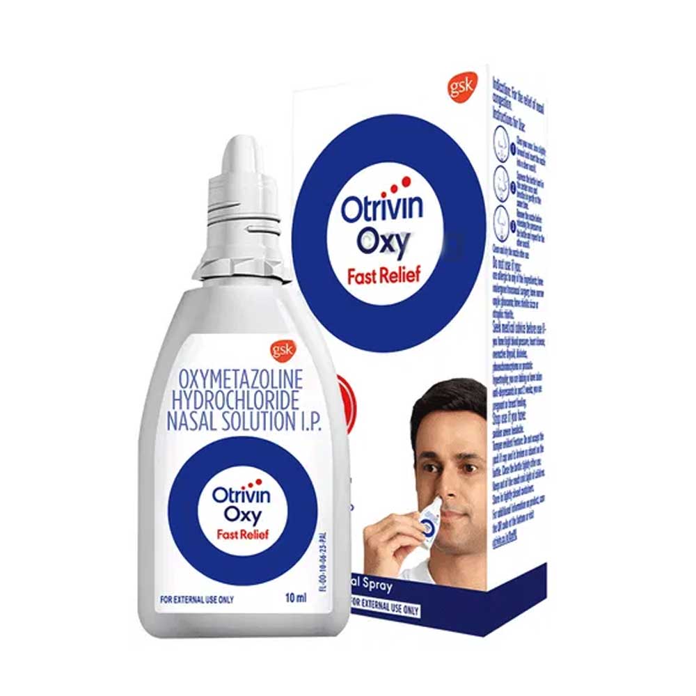 Picture of Otrivin Oxy Fast Felief Adult Nasal Spray 10ml INDIAN