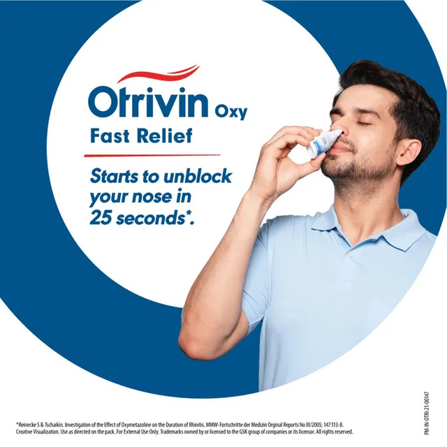 Picture of Otrivin Oxy Fast Felief Adult Nasal Spray 10ml INDIAN