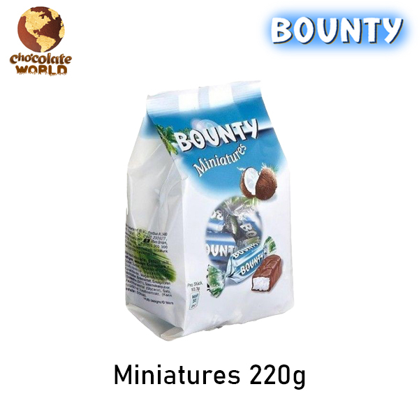 Picture of Bounty Miniature Chocolate Pouch 220g NETHERLAND